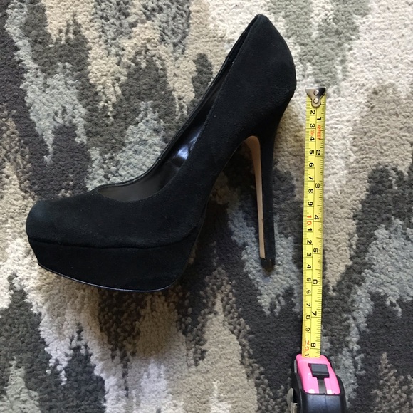 Black platform pumps - Picture 4 of 7